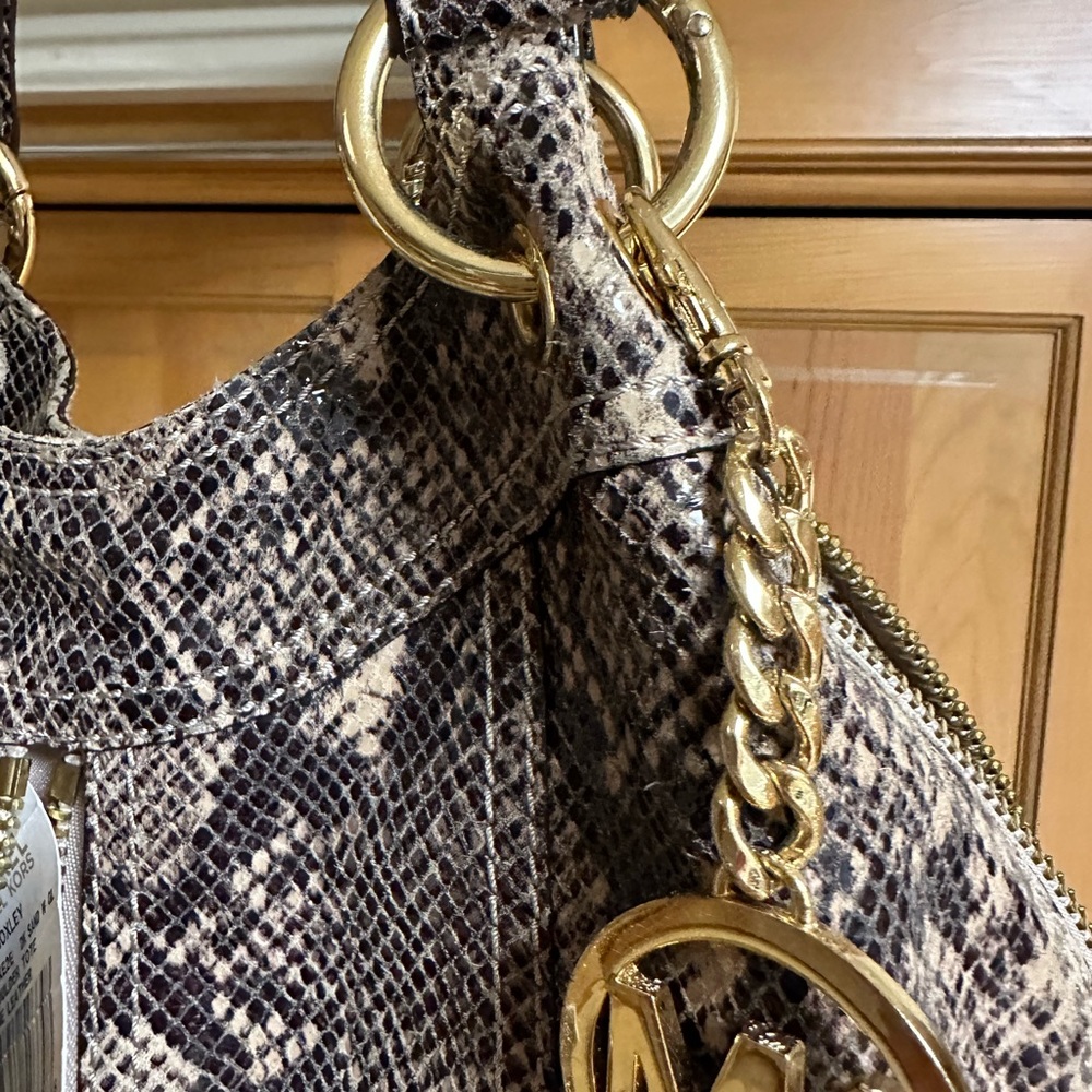 Michael Kors Python Print Purse - image 4